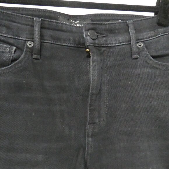 LUCKY BRAND - Bridgette Skinny | 4/27 ankle | Stylish Black Skinny Jeans Raw Hem - Picture 4 of 16